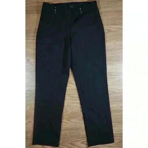 JM Collection Womens Black Leggings, Size S